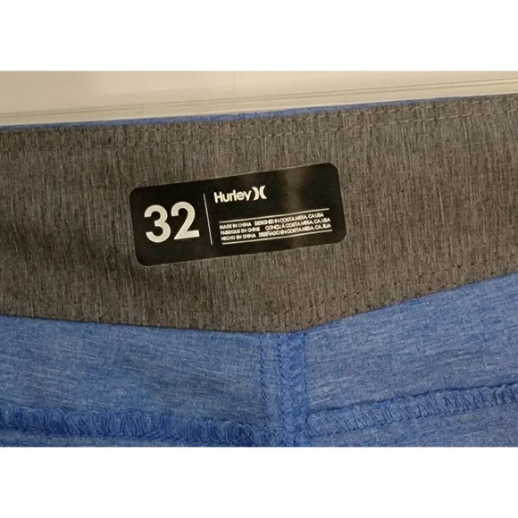 Hurley Dri Fit Men’s Casual Shorts Size 32 Draw String Closure - Picture 3 of 4